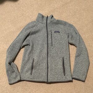 Patagonia Gray Zip-Up better sweater Fleece Jacket